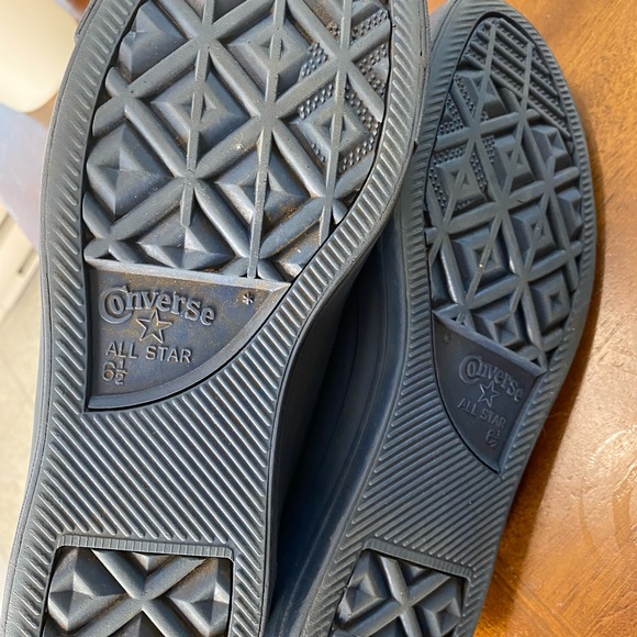 Navy Blue Rubber Converse ! - Picture 4 of 5